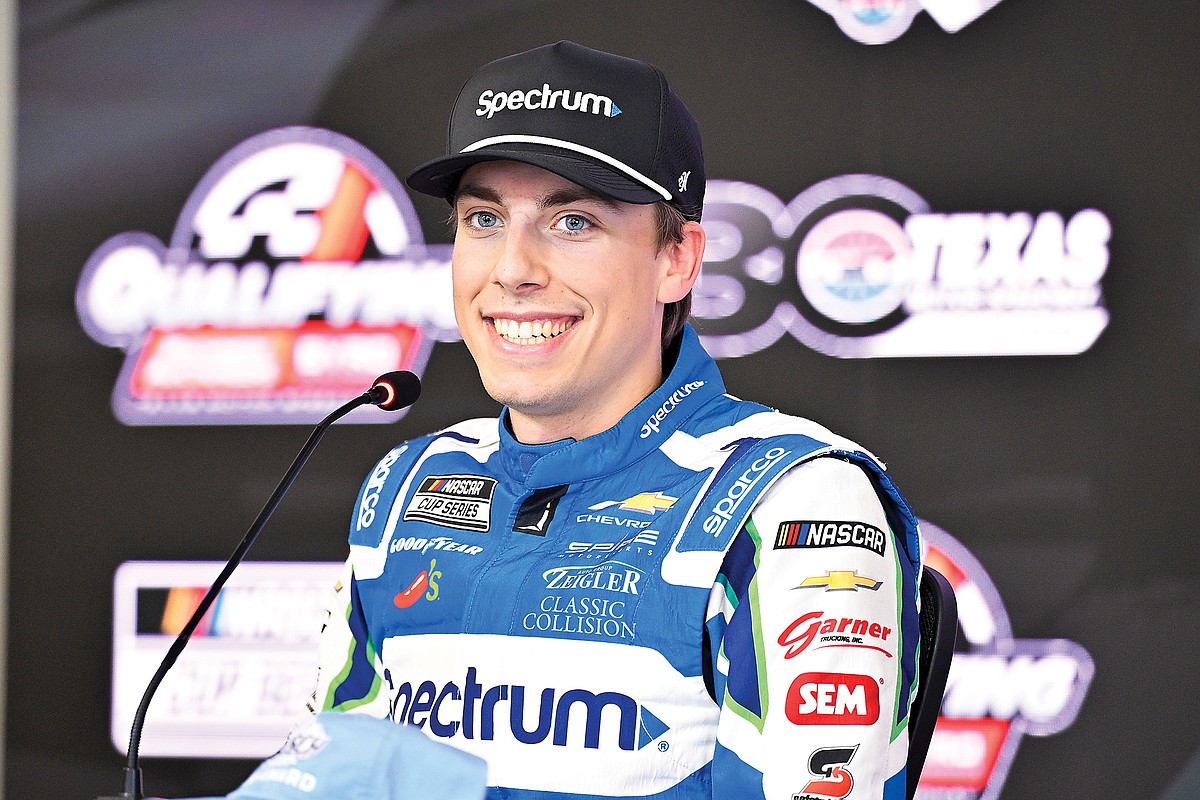 Hocevar rides wave to NASCAR Cup pole at Texas