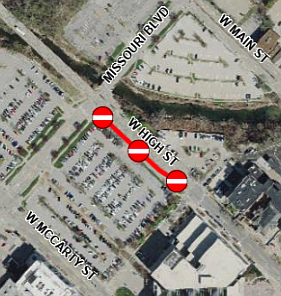 Water main break closes High Street connection