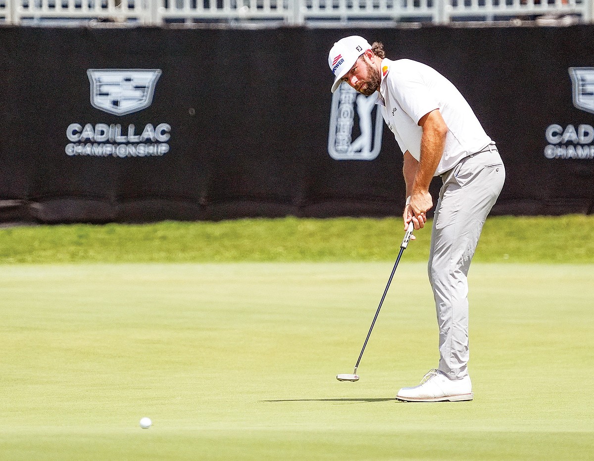 Young leads Cadillac Championship, Spieth right behind