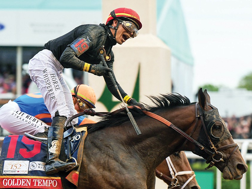 Golden Tempo surges late to edge Renegade in 152nd Kentucky Derby ...