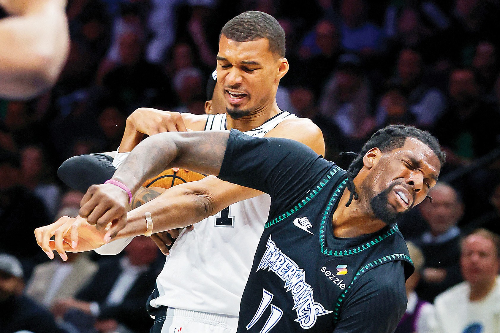 Wolves win after Spurs’ Wembanyama ejected, even series | Jefferson ...