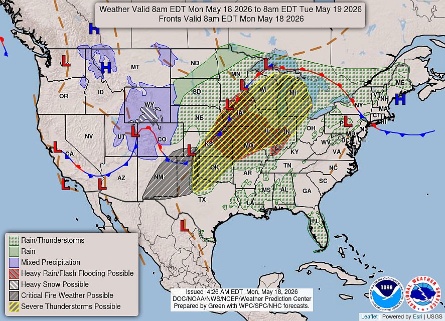 Rainfall potential yields Flood Watch for Mid-Missouri