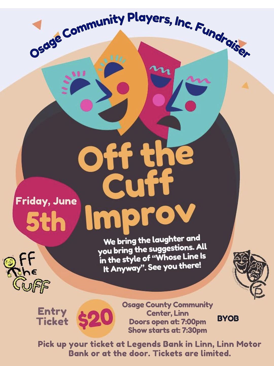 Enjoy laughter, music at improv show