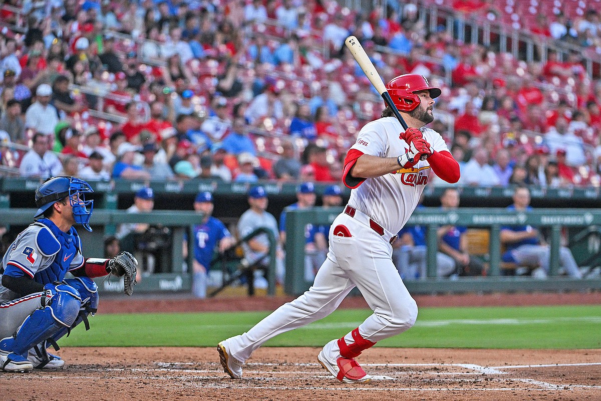 Burleson leads Cardinals to 5-3 win against Rangers