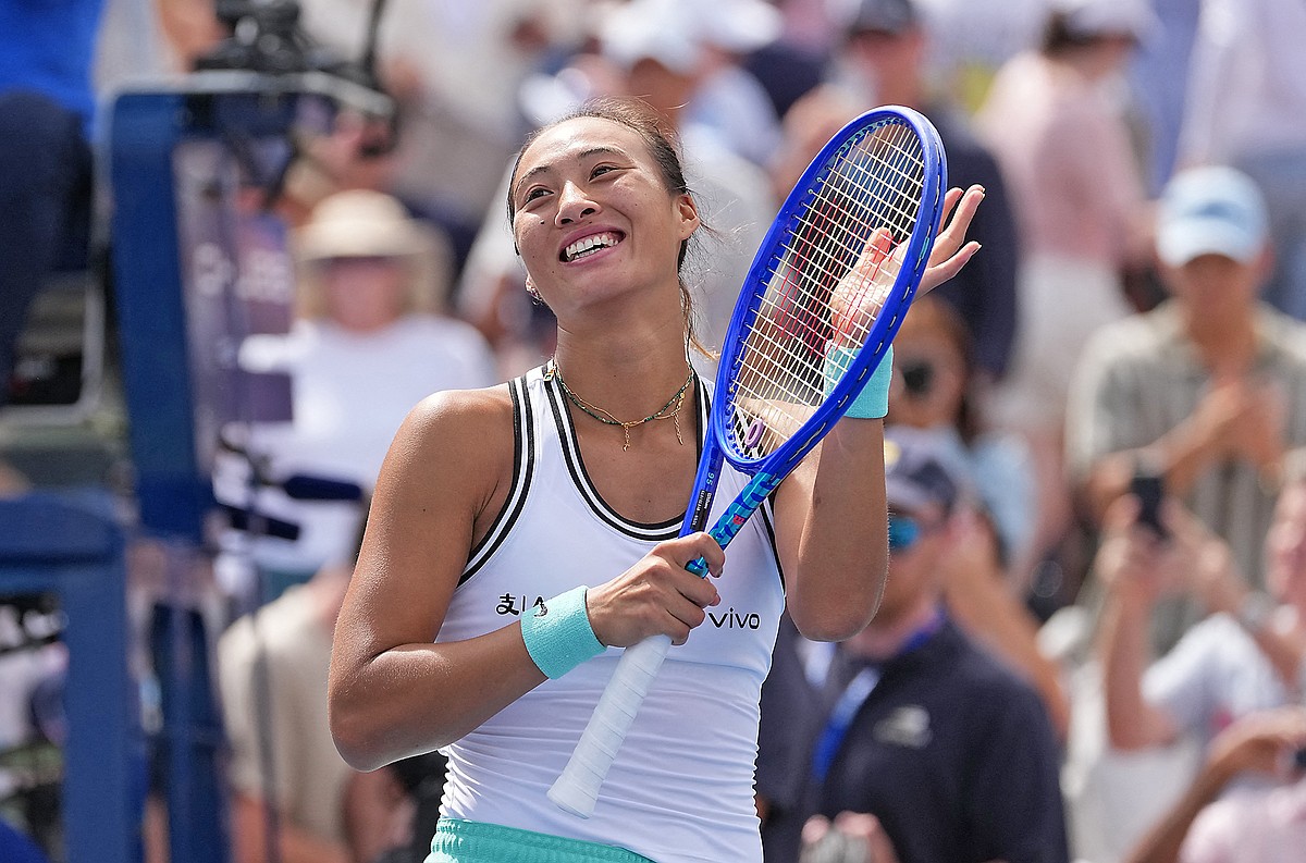 Zheng stuns No. 22 Keys with late rally at U.S. Open