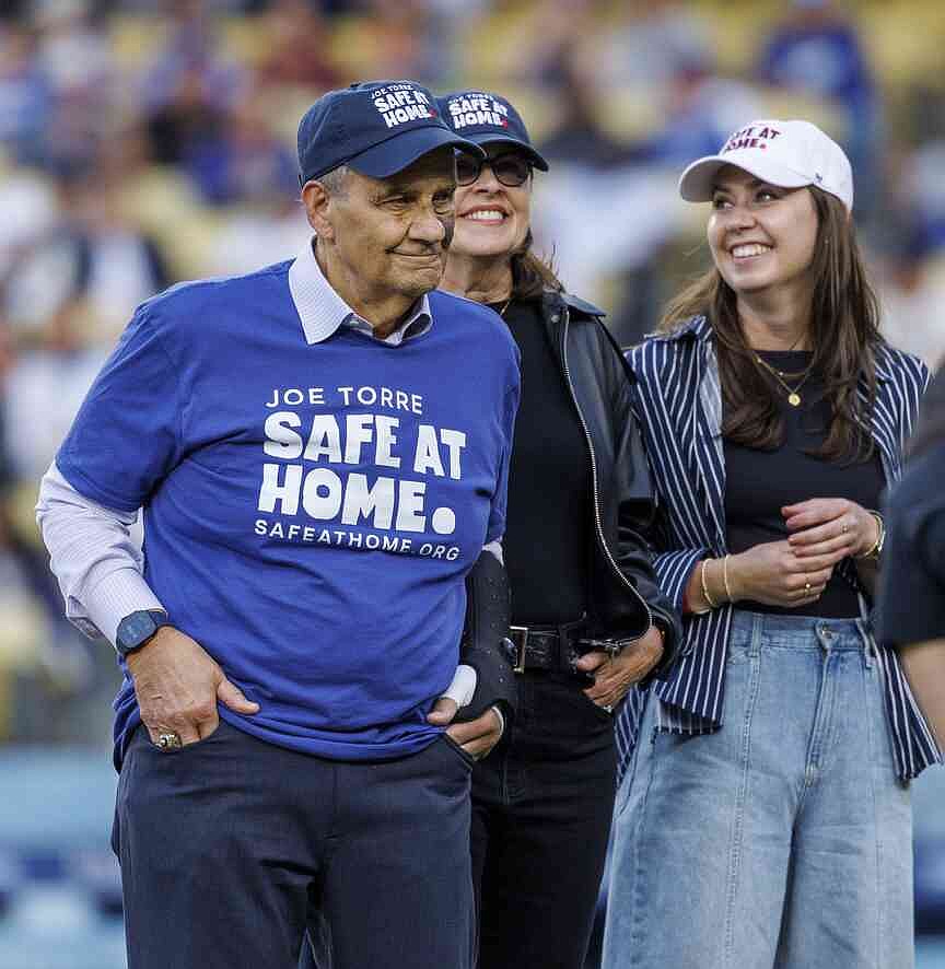 Joe Torre passionate about going to bat for kids at risk of family violence