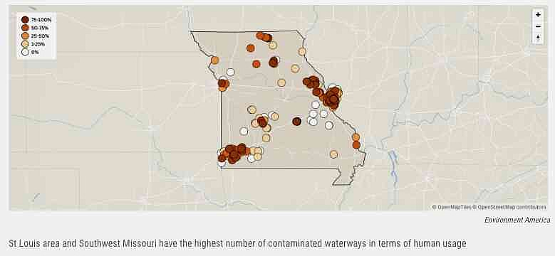 Report: Feces in 85% of Missouri recreational waterways