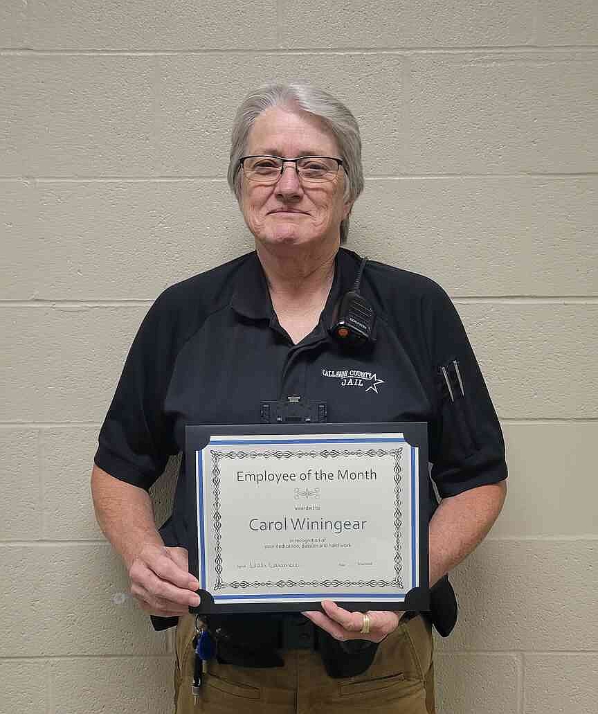 Callaway County Employee of the Month — Carol Winingear