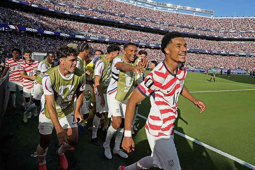 US men piling up historic moments at World Cup, but focus is on here and now