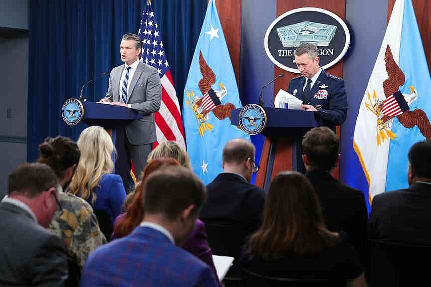 Hegseth accuses Europe, Asia of ‘freeriding’ over Hormuz