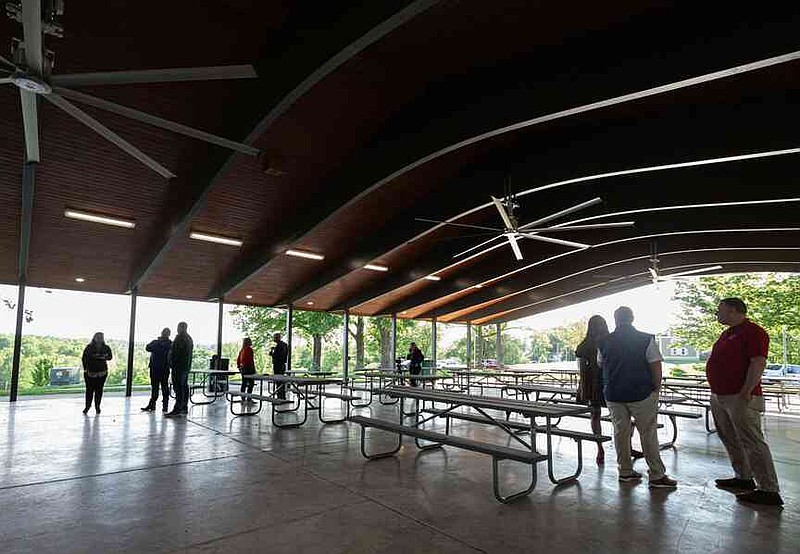 Parks hosts ribbon cutting for renovated pavilion at Ellis-Porter ...