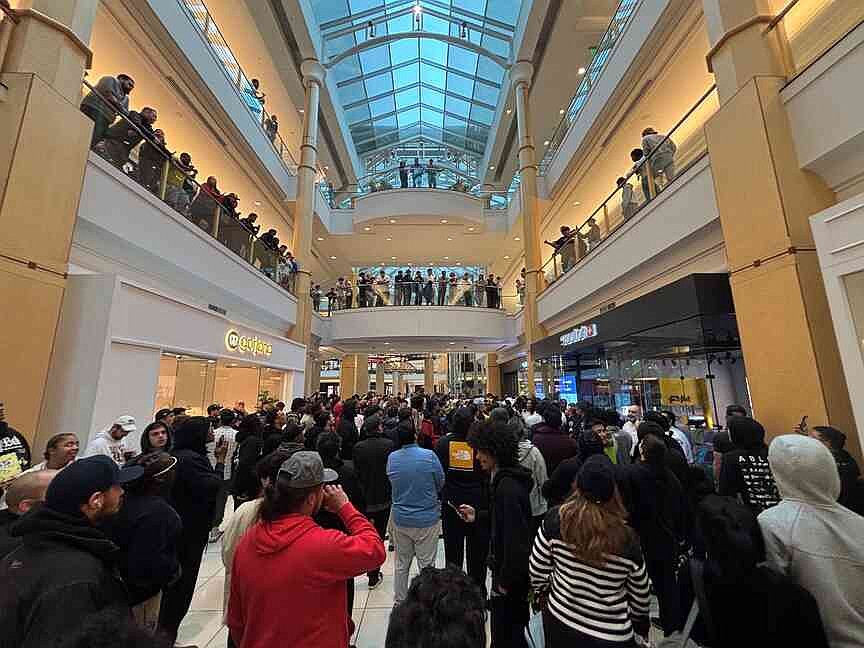 Shoppers trying to buy new pocket watch overrun Michigan mall