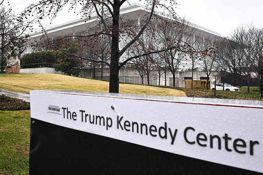 Judge orders Trump’s name be removed from Kennedy Center