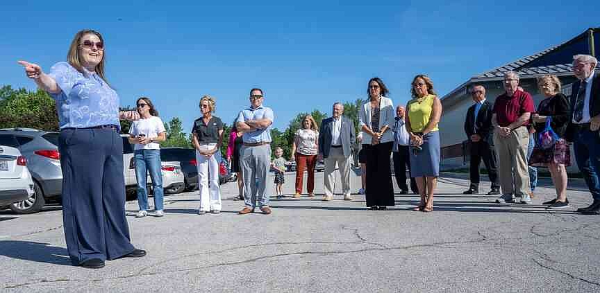 Special Learning Center raises flag from Missouri Capitol