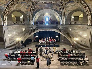 Counter argument: Anti-data center advocates gather at Missouri Capitol ...