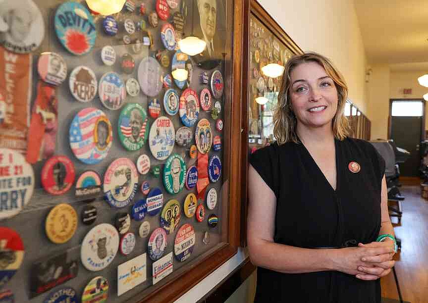 At Obama Presidential Center, political button collectors find new home for their obsession