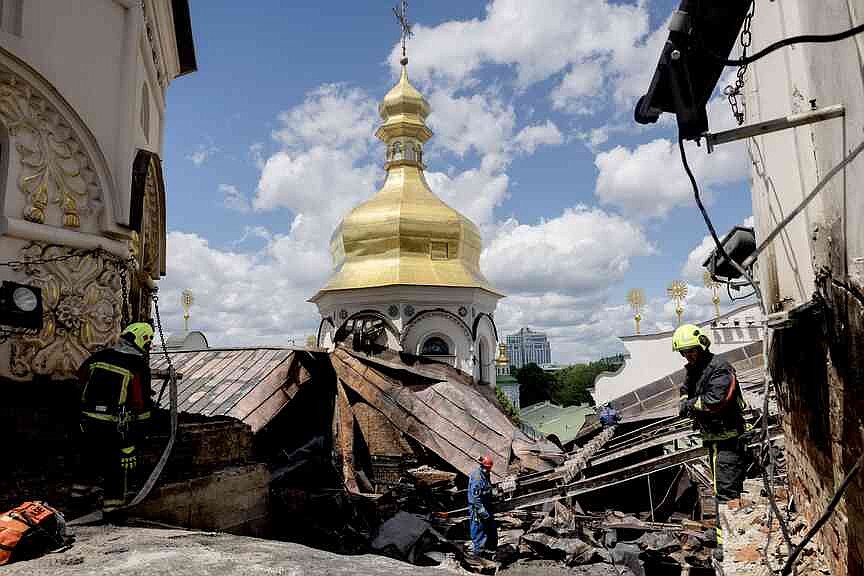 Putin cherished Ukraine’s holiest site, then his drones struck