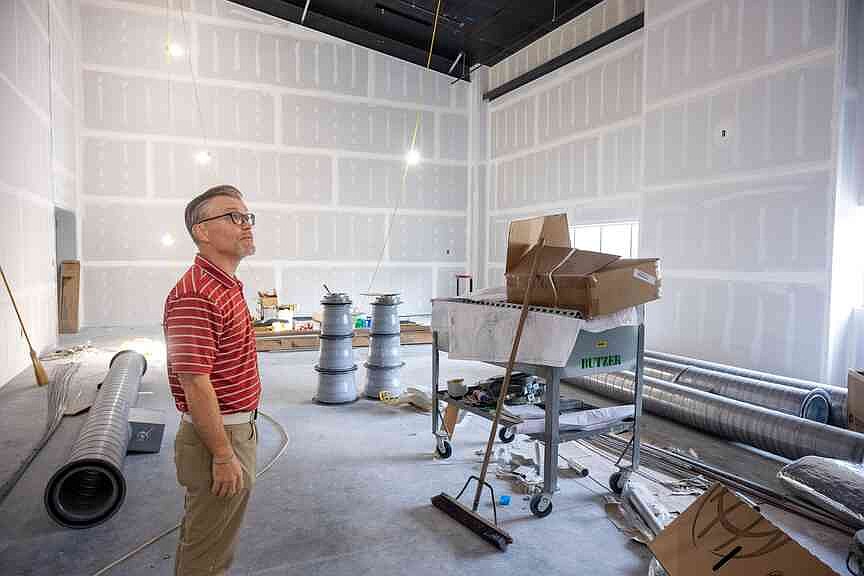 Calvary Lutheran High School's $3.7-million expansion project remains on track for completion Aug. 1, allowing studen...