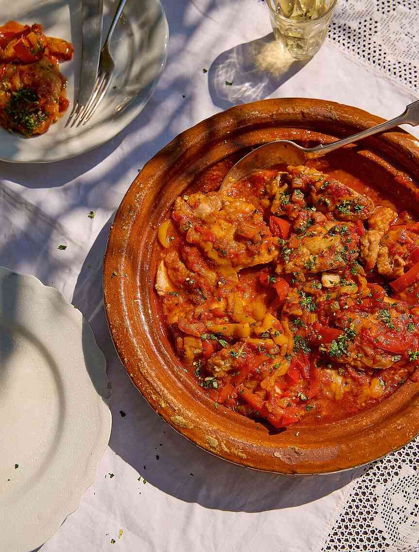 Roman-style chicken: A recipe for large groups of hungry people