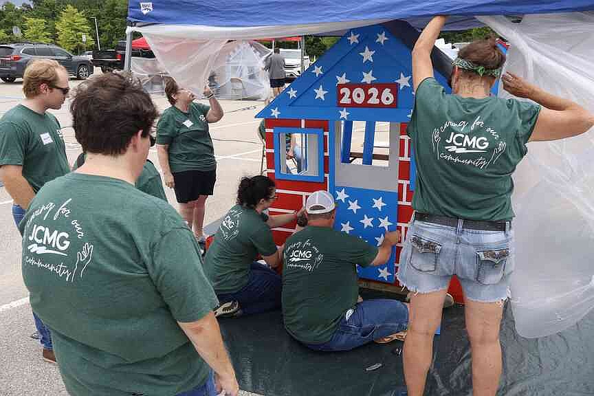 River City Habitat goes pint-size, building playhouses for local families