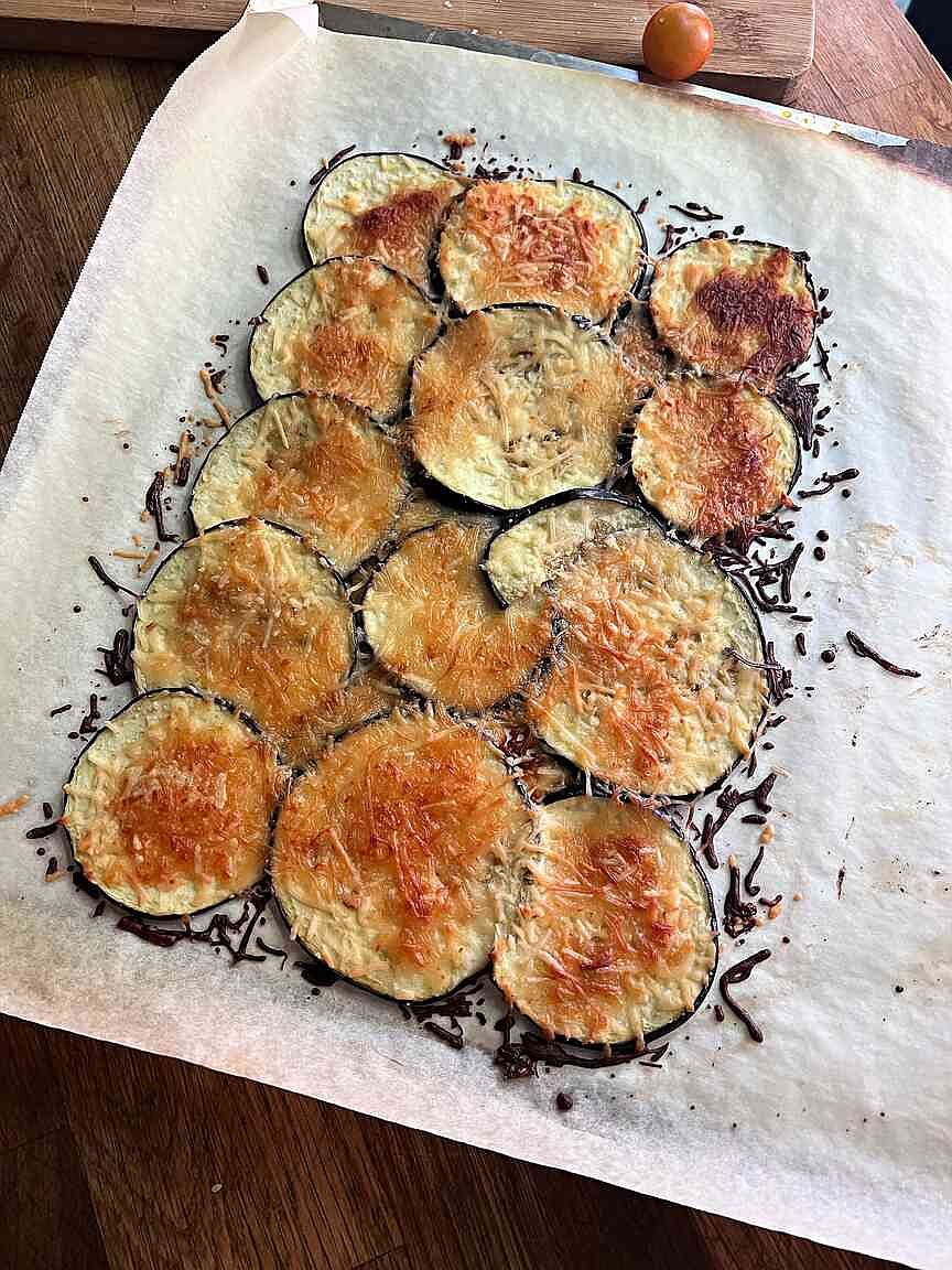 Gretchen’s table: Cheesy eggplant flatbreads taste like summer