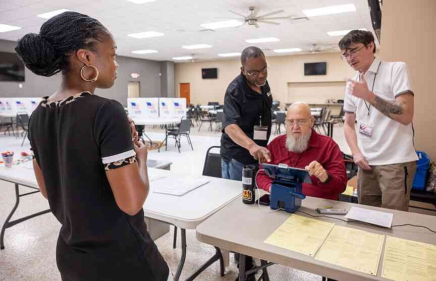 Voters focus on two big amendments