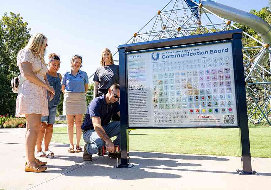 New communication board brings more accessibility to Jefferson City's Community Park